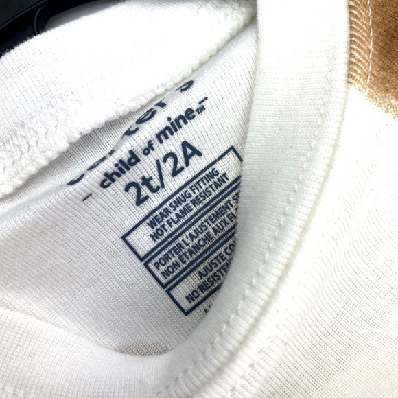 Carter's Baby Pajama Set Size 2T Turkey Matching 2pc Long Sleeve Boys Girls - Picture 5 of 6